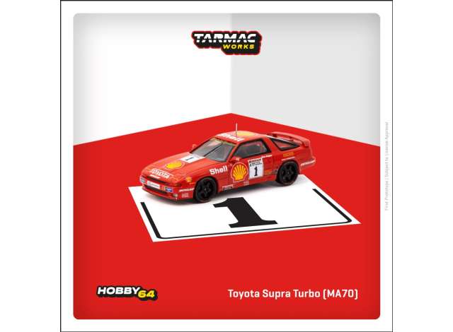 Tarmac Works 1:64 1988 Toyota Supra Turbo (MA70) BTCC #1 Chris Hodgetts