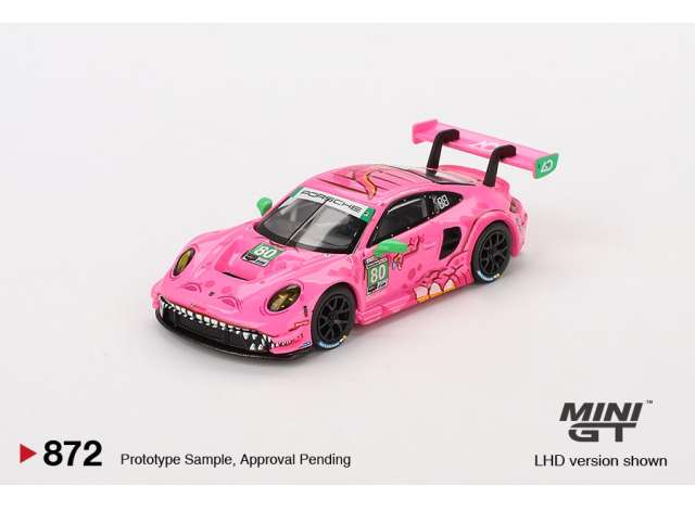 Mini GT Porsche 911 GT3 R #80 2023 ISMA Roxy AO Racing #872 1:64