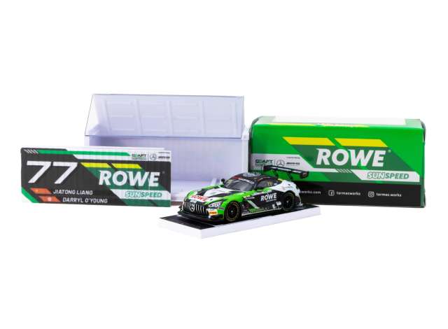 Tarmac Works 1:64 Mercedes-Benz AMG GT3 GT World Challenge Asia 2025 Beijing Season Finale Craft Bamboo Racing #77 with container