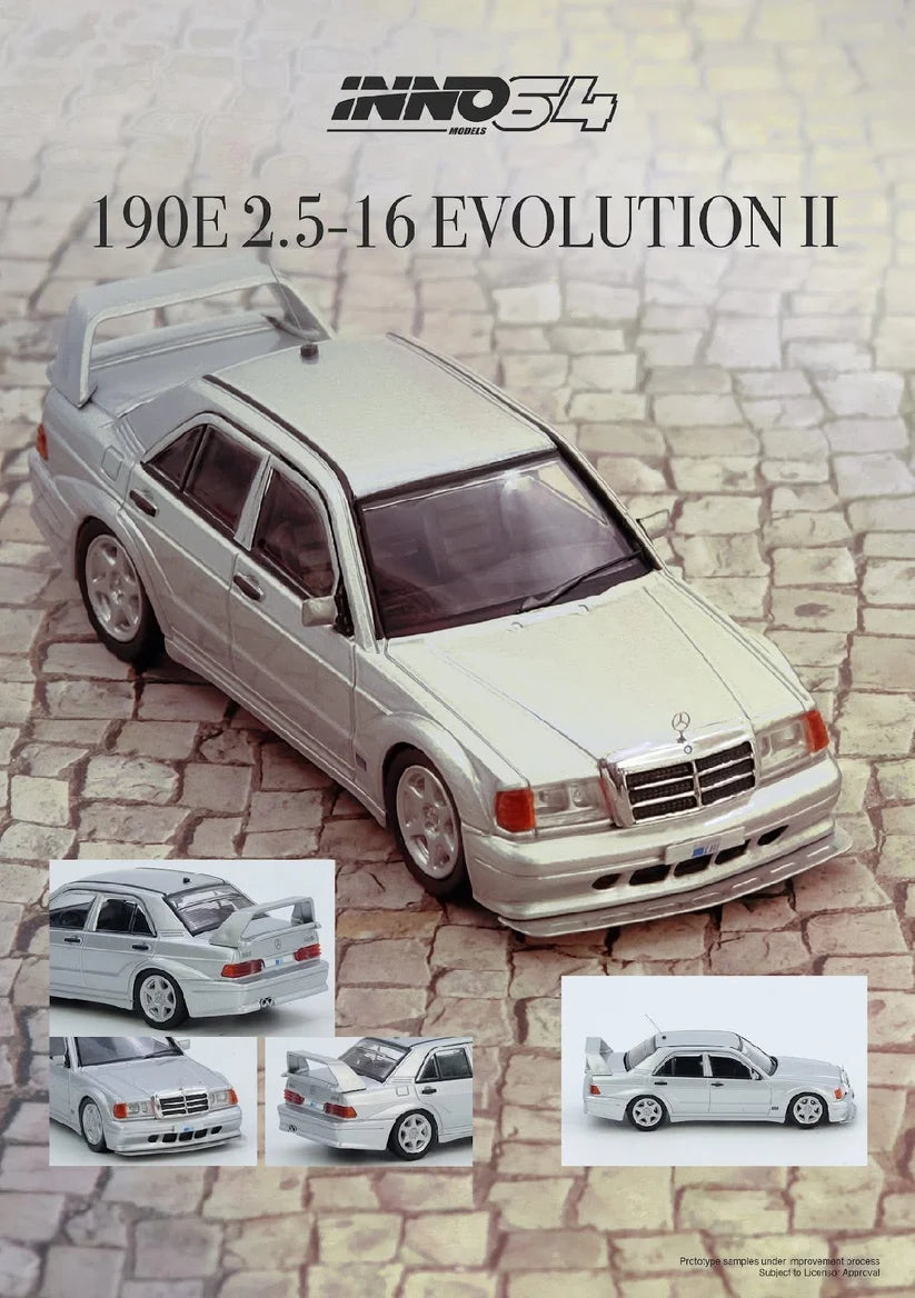 Inno64 1:64 Mercedes-Benz 190E Silver