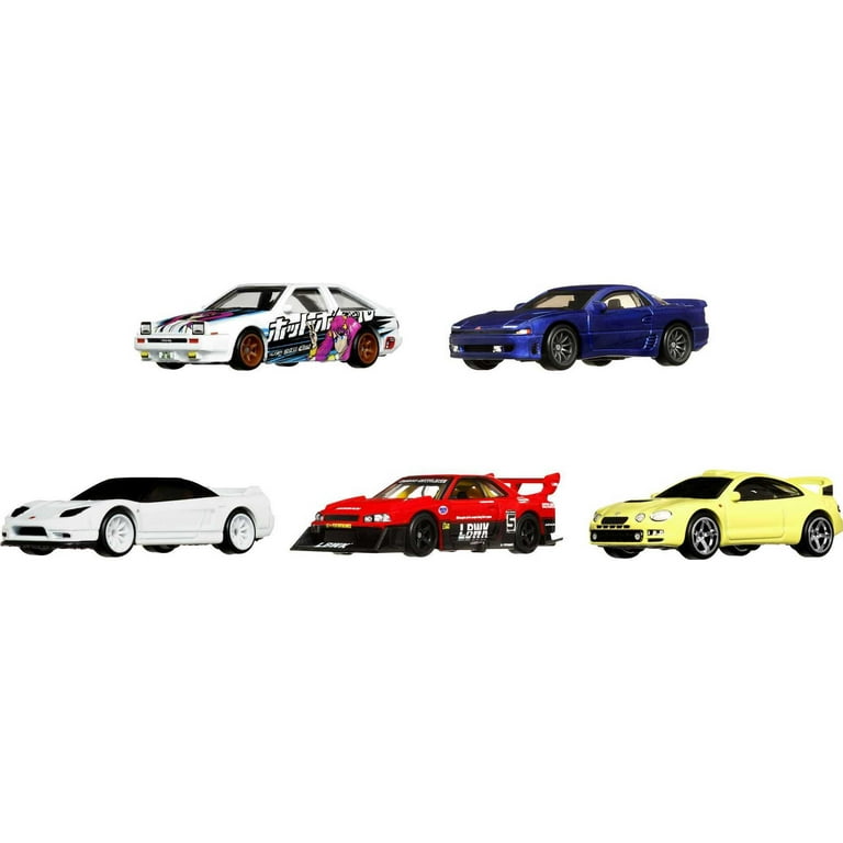 Hot wheels 1:64 Premium Mountain Drifters Container Set of 5 Premium Real Riders