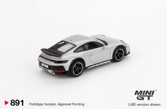 Mini GT 1:64 Porsche 911 (992) Dakar Ice Grey Metallic 2023 MGT00891-R