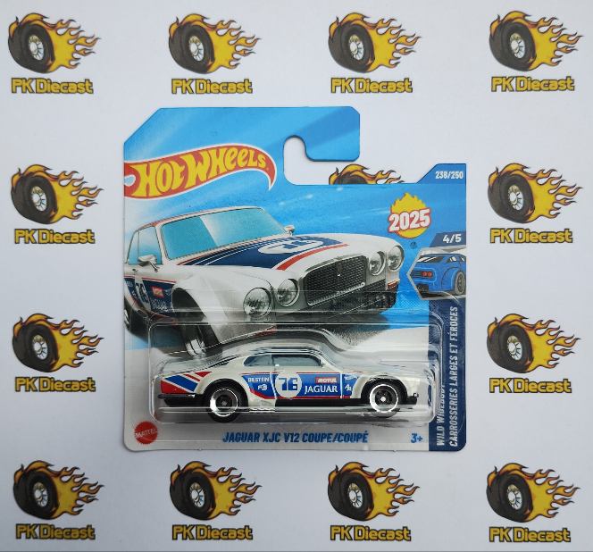 Hot Wheels 2025 Jaguar XJC V12 Coupe - Wild Widebody - 238/250 Short Card