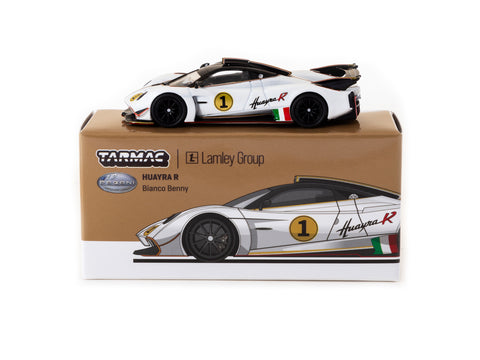 Tarmac Works 1:64 Pagani Huayra R #1 *Bianco Benny*