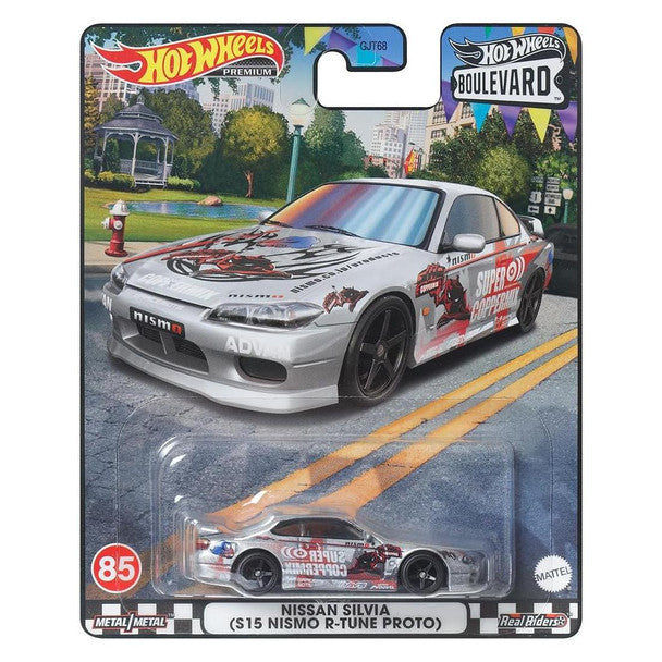 Hot Wheels 1:64 85 Nissan Silvia S15 Nismo R-Tune Proto Boulevard Premium #85