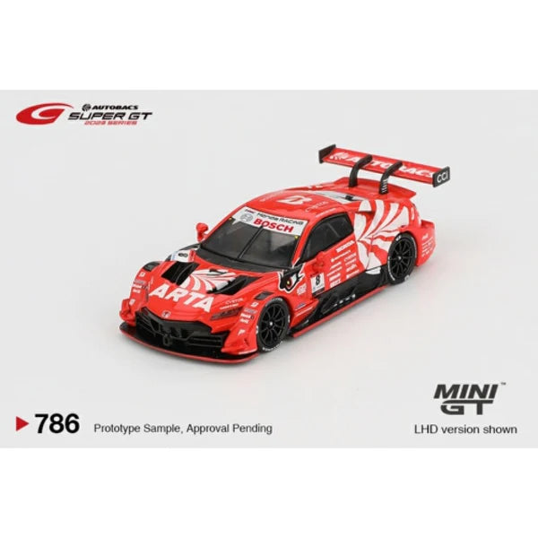 Mini GT 1:64 Honda NSX-GT TYPE S GT500 NO.8 ARTA MUGEN NSX-GT ARTA 2 #786