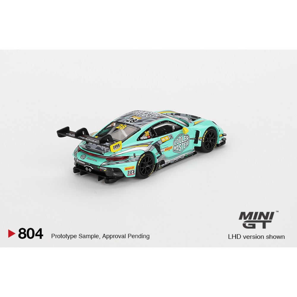 Mini GT Porsche 911 GT3 R #28 HubAuto Racing 2023 Macau GP MGT00803-BL 1:64