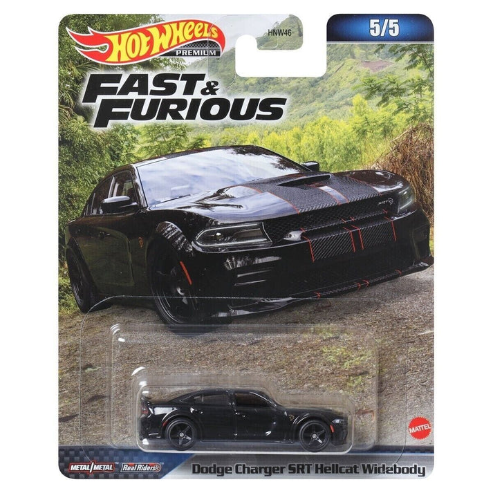 Hot Wheels 1:64 Fast & Furious Dodge Charger SRT Hellcat Widebody Premium 5/5
