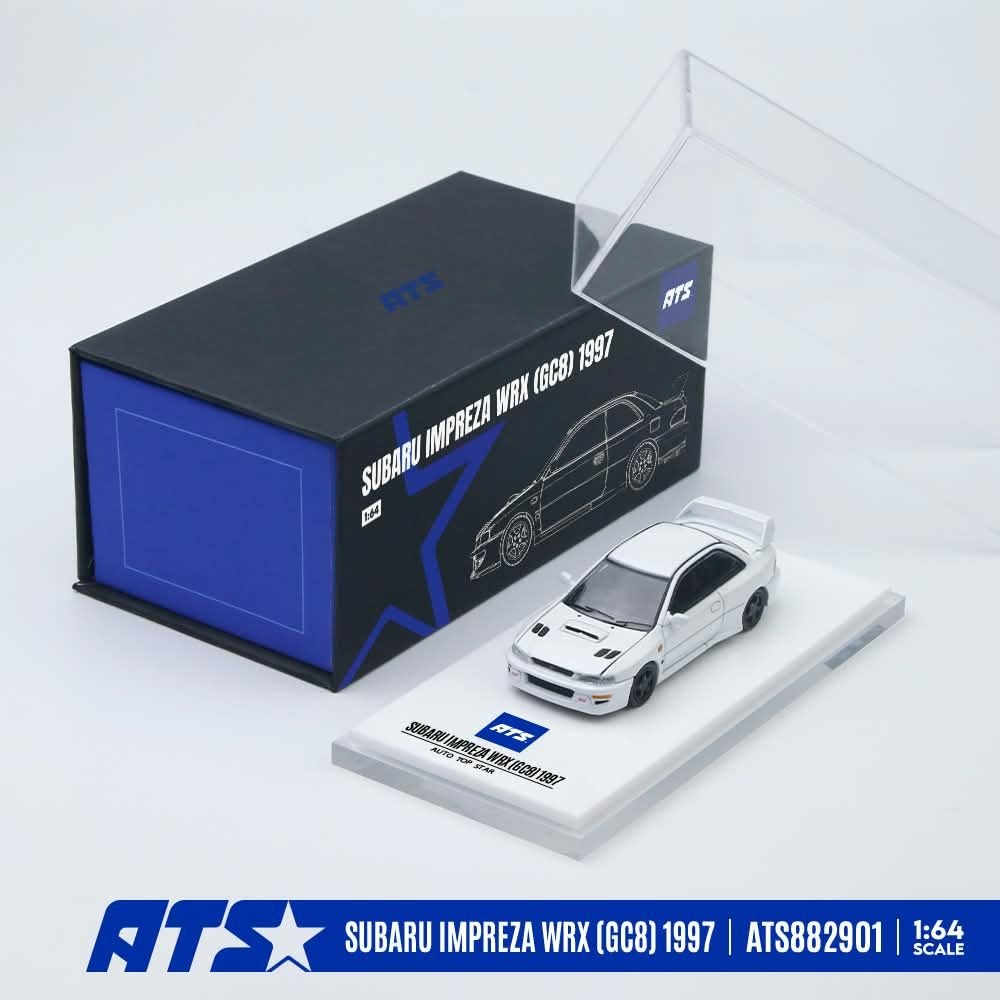 ATS 1:64 Diecast Model Subaru Impreza MK1 WRX GC8 Sedan