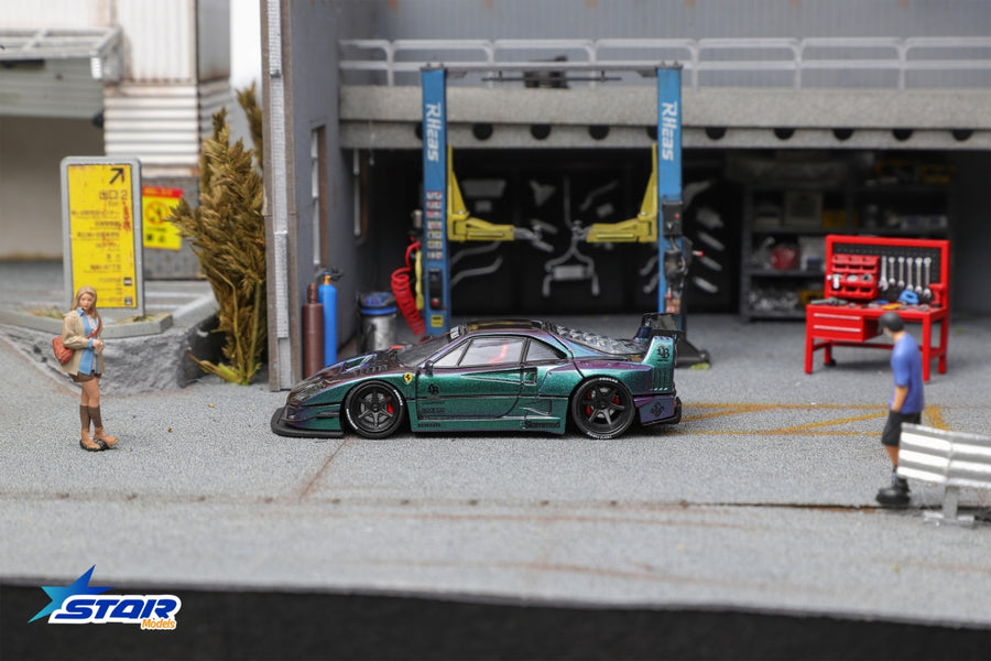 Star Model 1:64 Ferrari F40 LB-Works Wide-Body Modified Chameleon