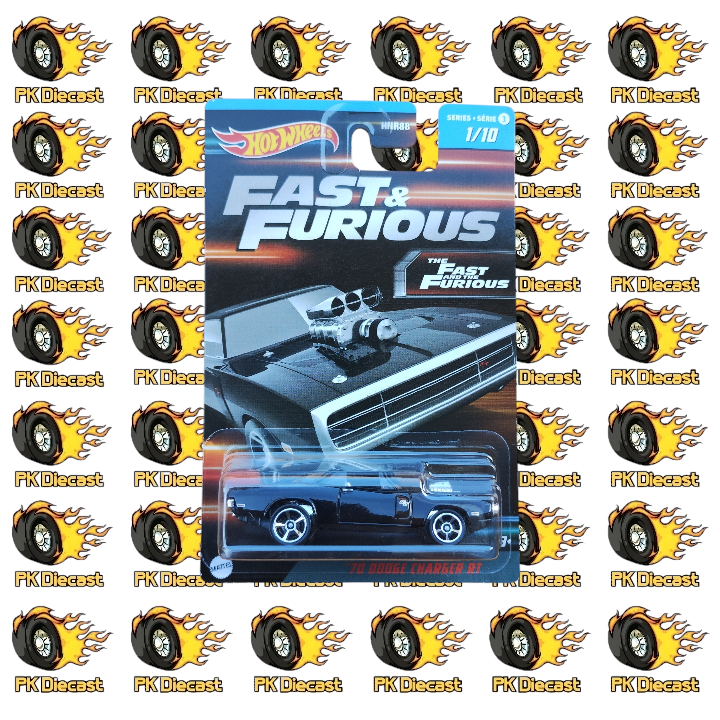 Hot Wheels 1:64 Fast & Furious Series 3 The Fast and the Furious '70 Dodge Charger RT 1/10