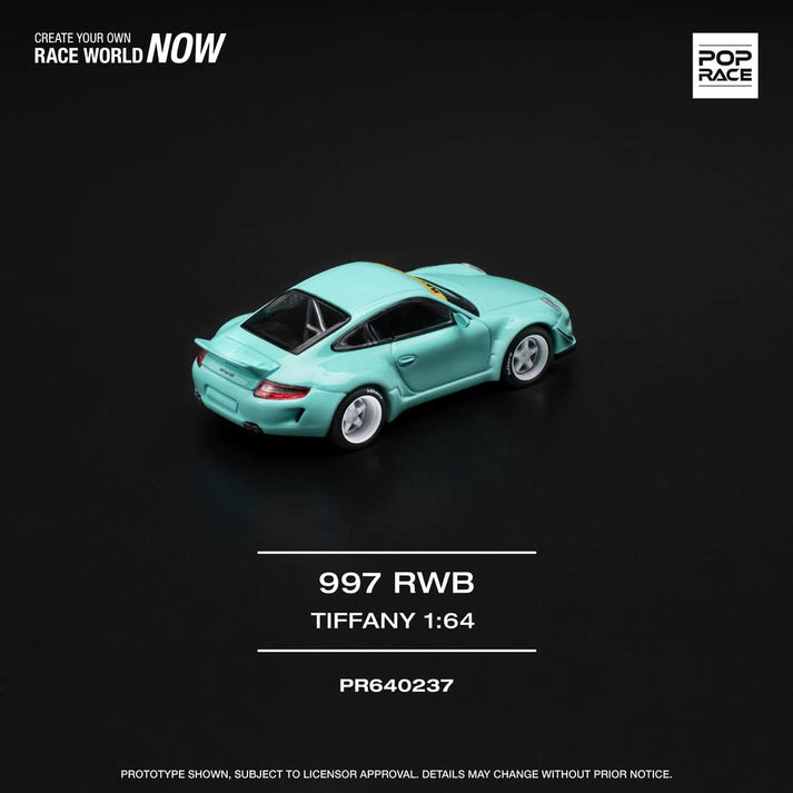 Pop Race 1:64 RWB 997 Tiffany blue PR640237