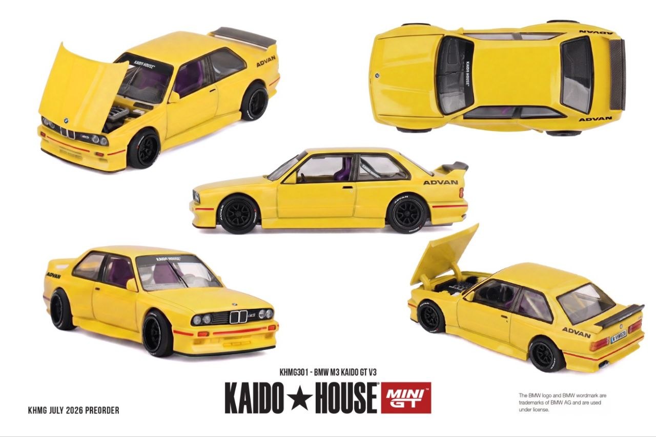 Kaido House x Mini GT 1:64 BMW M3 Kaido GT V3 #301