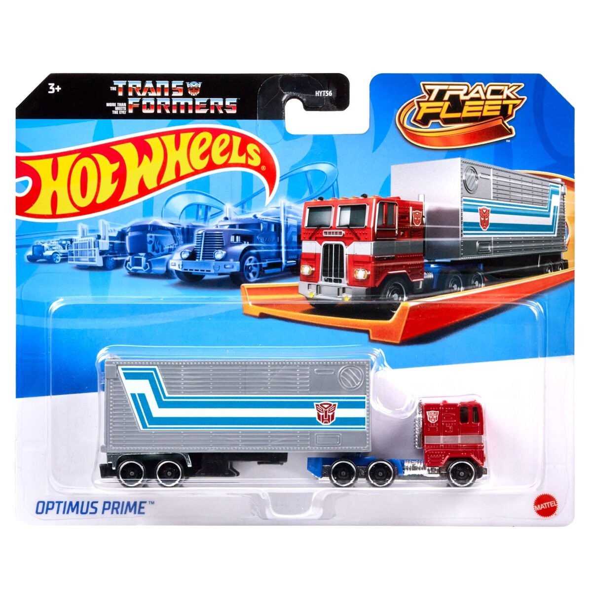 Hot Wheels Transformers Track Fleet Truck 1:64 - Optimus Prime Truck