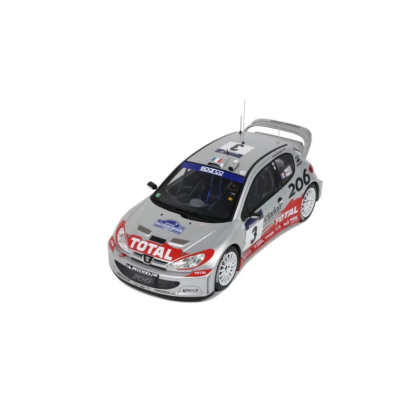 Ottomobile 1:18 Peugeot 206 WRC Tour de Corse 2002