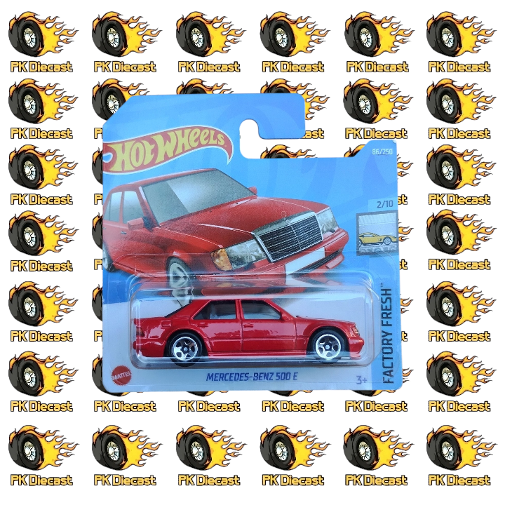 Hot Wheels 1:64 Mainline Mercedes Benz 500 E 86/250 Factory Fresh Short Card