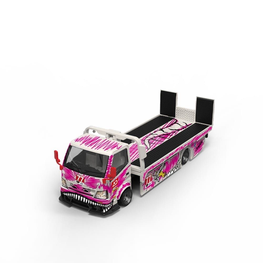 Supcar 1:64 Diecast H300 Tow Truck
White/Pink Livery