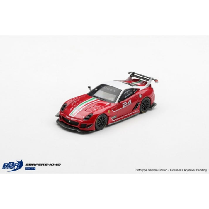 BBR 1:64 2011 Ferrari 599XX EVO #24 Red