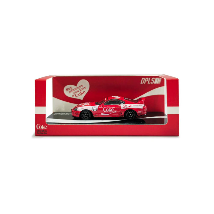 Inno64 x DPLS 1:64 Coca Cola Toyota Supra (A80) Box Set COKE117 (Event Edition)