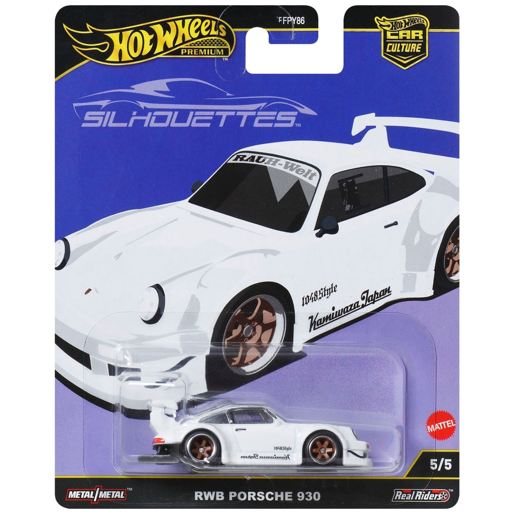 Hot Wheels 1:64 RWB Porsche 930 Silhouette Car Culture 2025