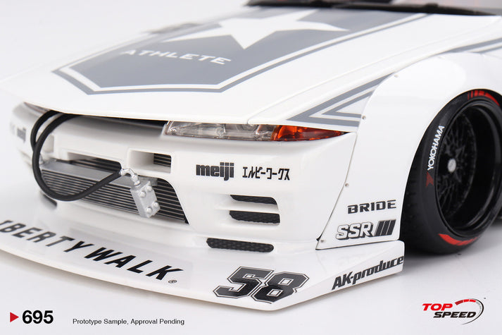 Top Speed 1:18 LBWK Nissan GT-R32 Kaido Works TAS 2025 TS0695