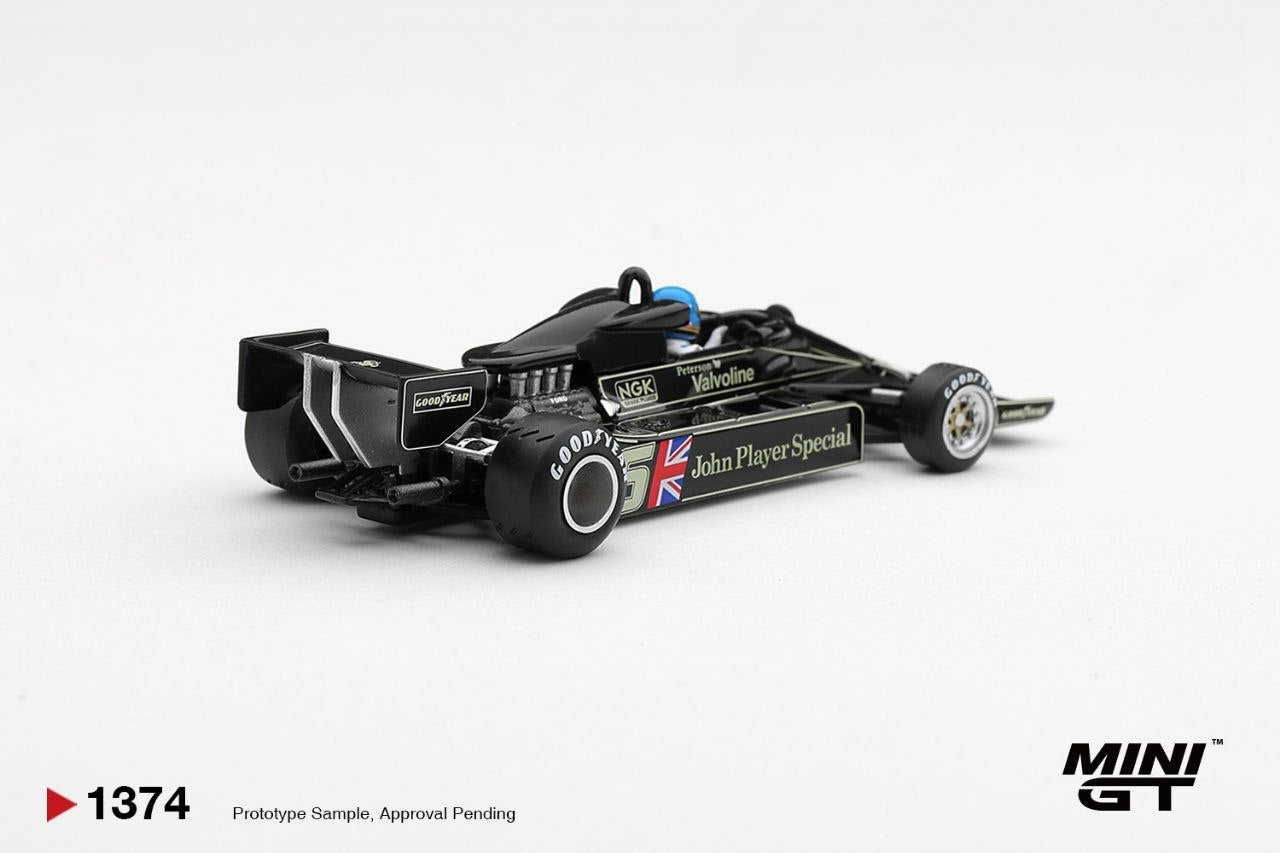 Mini GT 1:64 Lotus 78 #6 Ronnie Peterson 1978 S. African GP Winner #1374