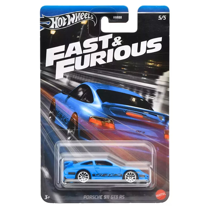 Hot Wheels 1:64 Porsche 911 GT3 RS Black Fast And Furious 5/5