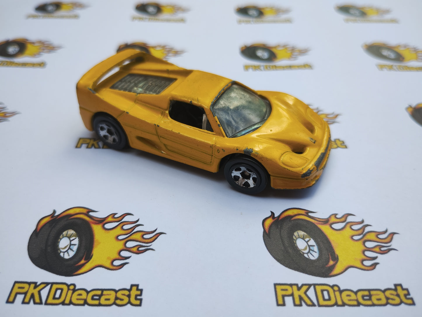 Hot Wheels 1999 Ferrari F50 Yellow Loose