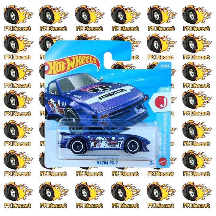 Hot Wheels 1:64 2026 Mazda RX-7 - HW J-Imports - 61/250 Short Card