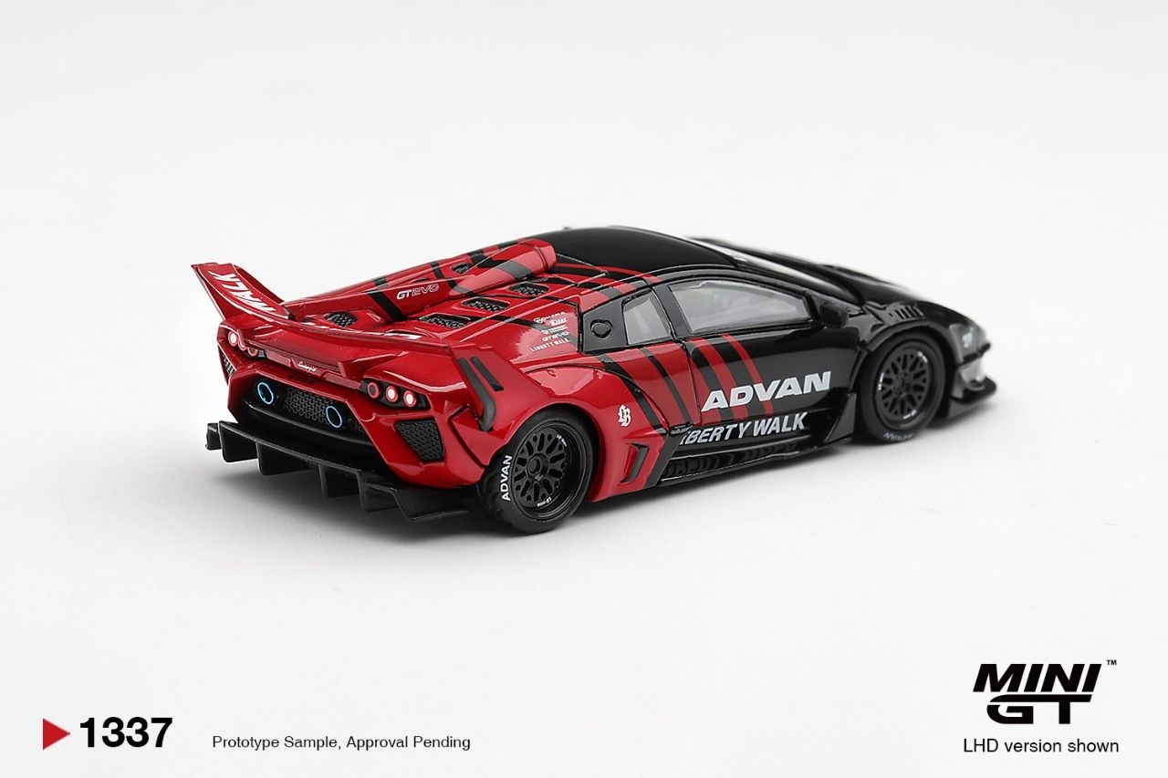 Mini GT 1:64 Lamborghini LB-Silhouette WORKS MURCIELAGO GT Evo Advan #1337