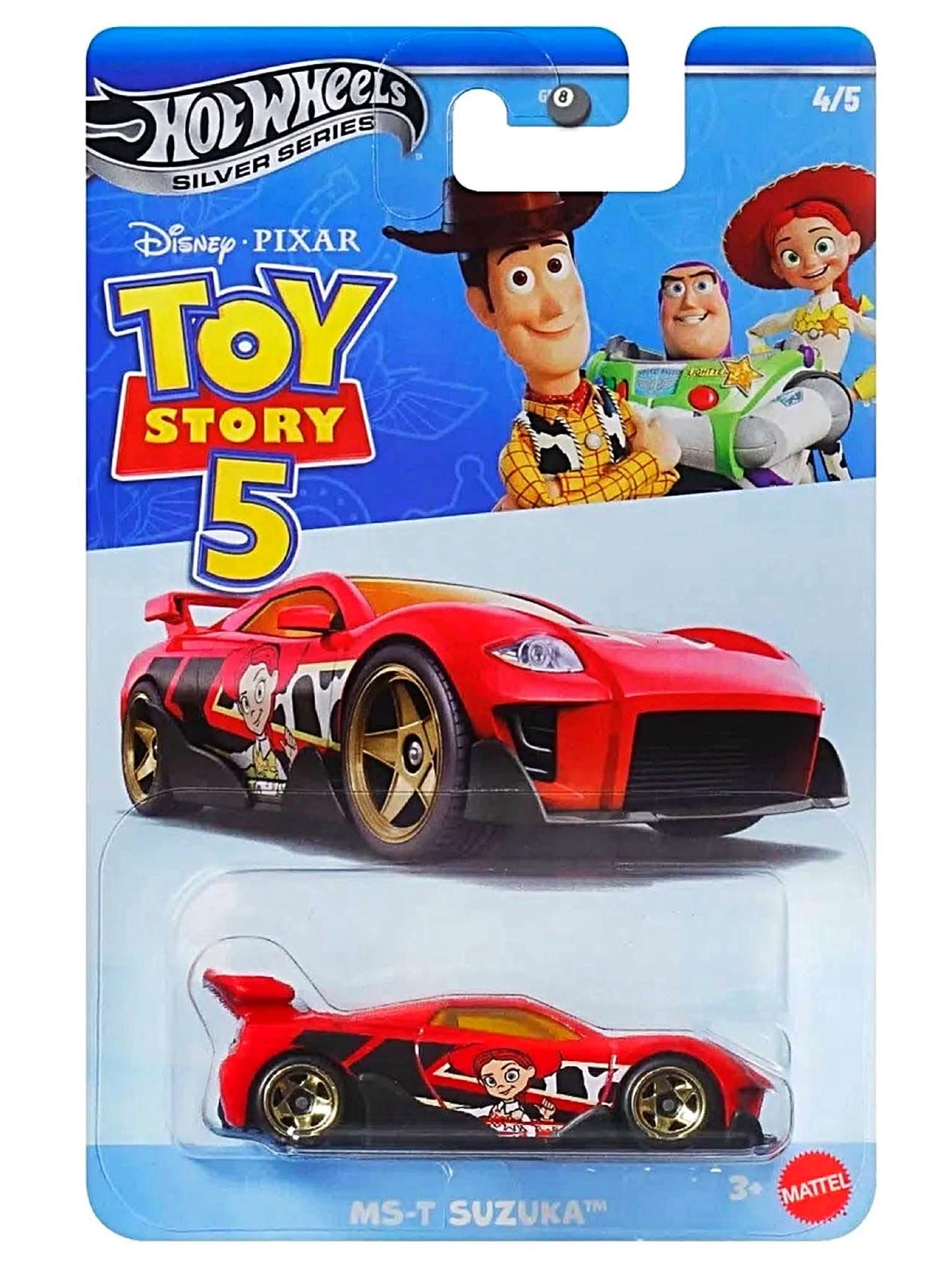 Hot Wheels 1:64 Toy Story 5 MS-T Suzuka Silver Series 4/5