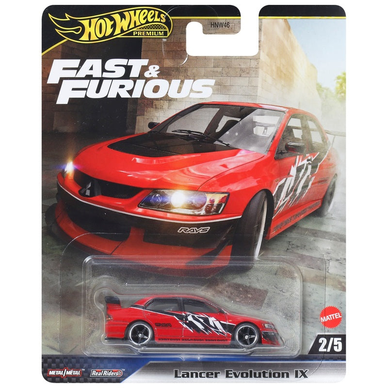 Hot Wheels 1:64 Fast and Furious Premium Mitsubishi Lancer Evolution IX Premium 2/5