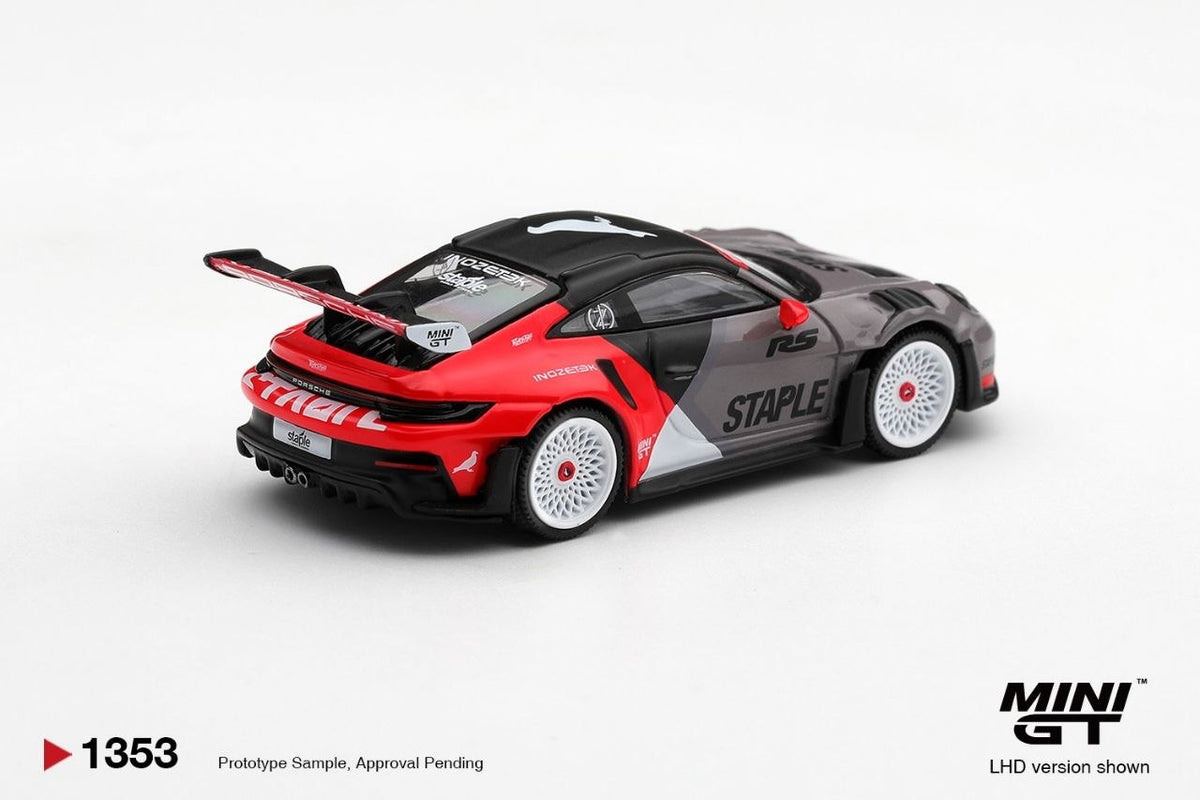 Mini GT 1:64 Porsche 911 GT3 RS STAPLE x INOZETEK #1353