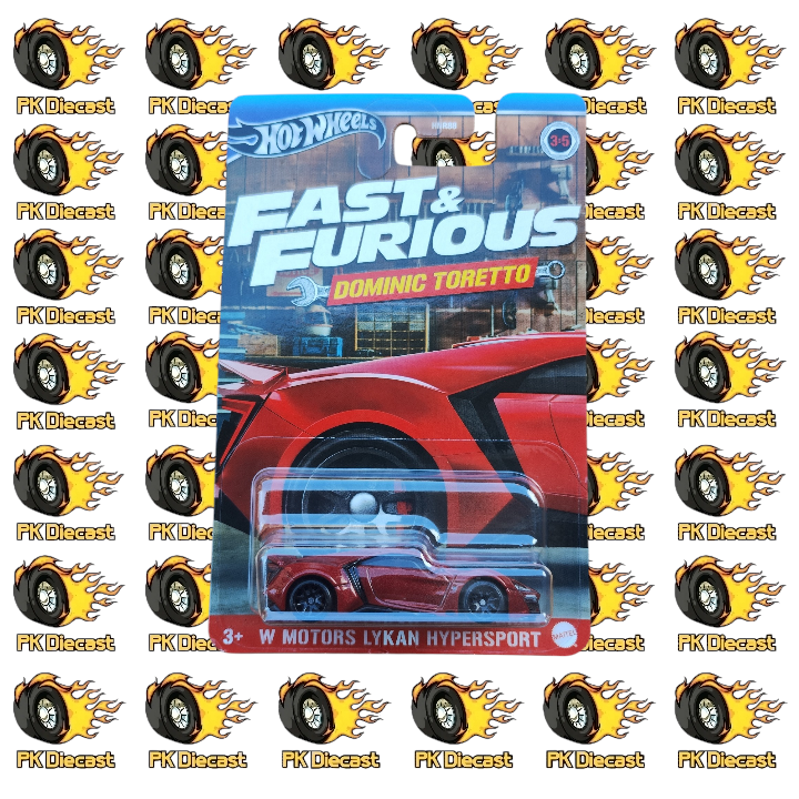 Hot Wheels 1:64 W Motors Lykan Hypersport Fast and Furious Dominic Toretto 3/5