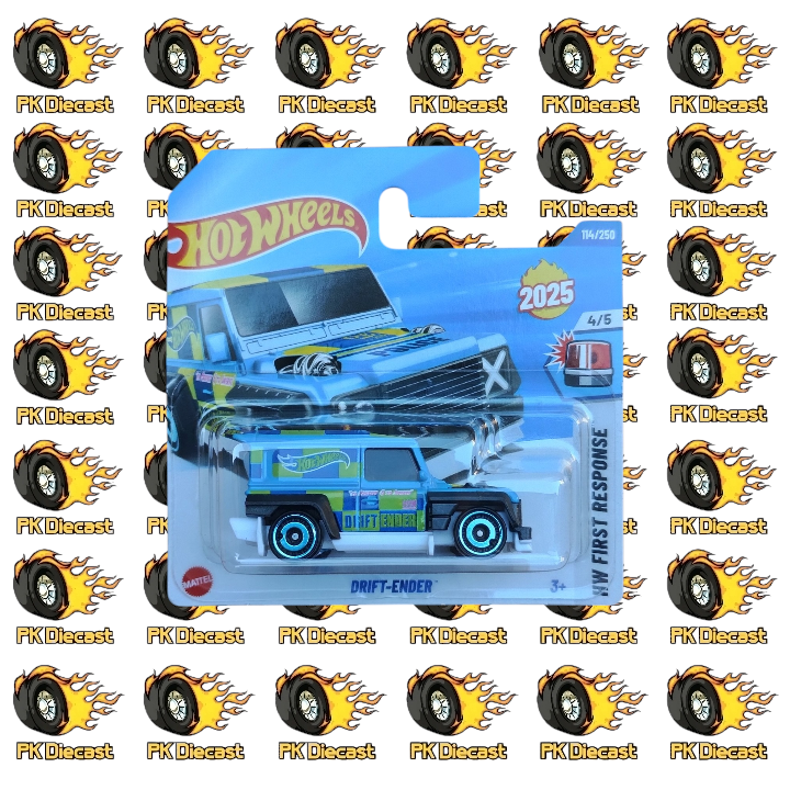 Hot Wheels 1:64 Mainline Drift-Ender 114/250 HW First Response Short Card