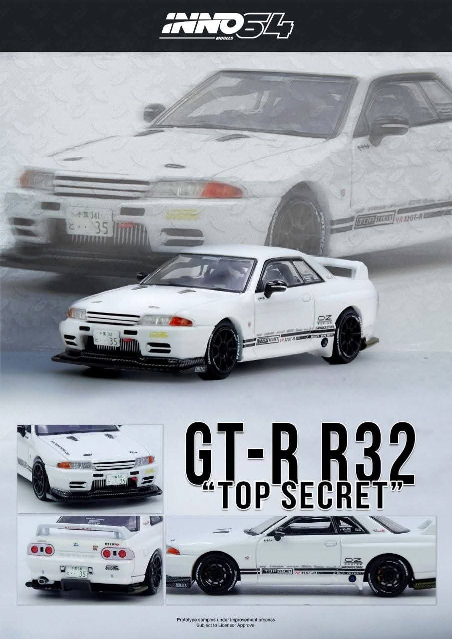 Inno64 Top Secret VR32 GT-R White