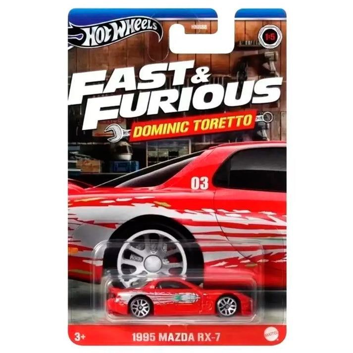 Hot Wheels 1:64 1995 Mazda RX-7 Fast and Furious Dominic Toretto 1/5