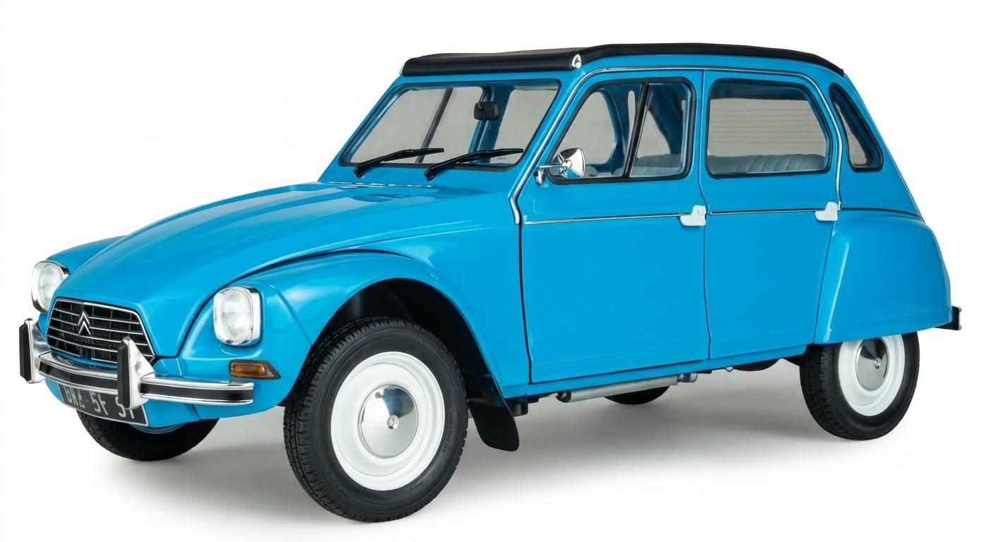Solido 1:18 1974 Citroen Dyana 6 Blue