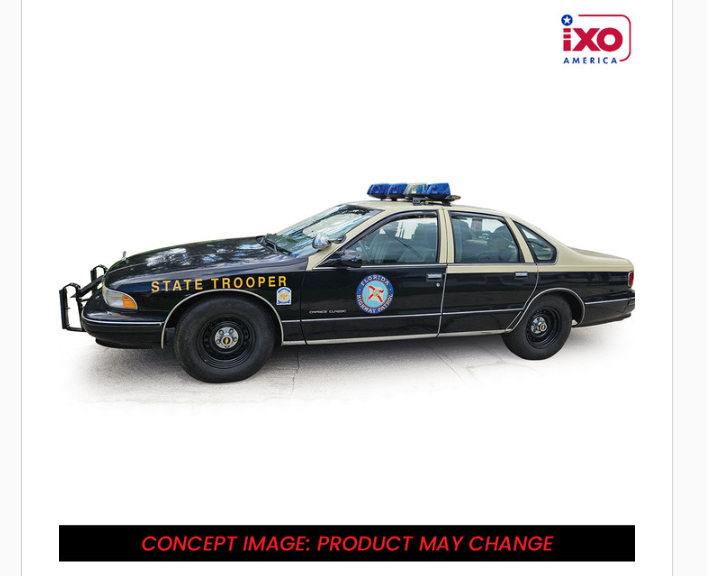 IXO America 1:64 1995 Chevrolet Caprice (9C1) - Florida Highway Patrol