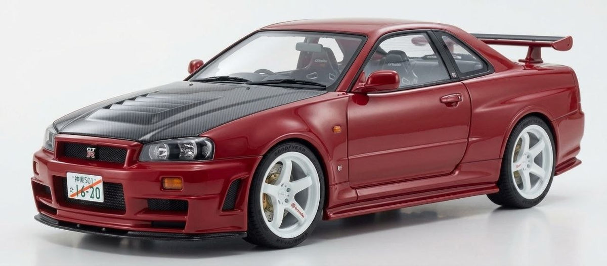 Solido 1:18 Nissan Skyline GT-R (BNR34) with Nismo Parts Red 1999