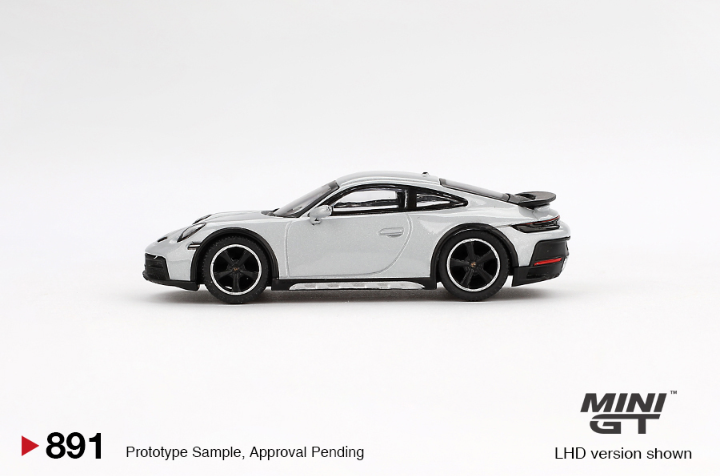 Mini GT 1:64 Porsche 911 (992) Dakar Ice Grey Metallic 2023 MGT00891-R