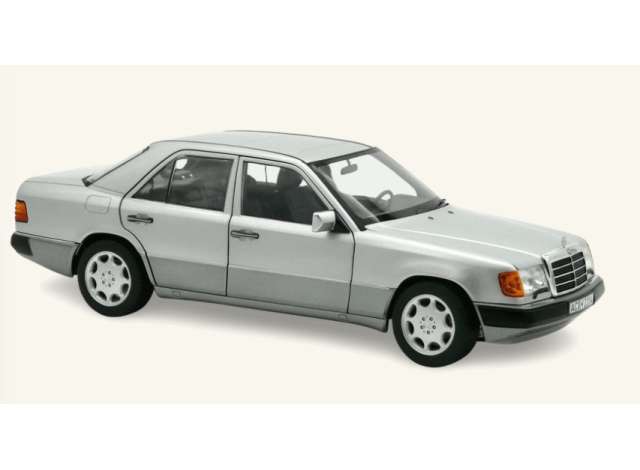 Norev 1:18 1990 Mercedes-Benz 230 E Brillant Silver Metallic