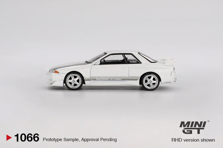 Mini GT 1:64 Nissan Skyline GT-R (R32) Veilside Combat C-I White #1066