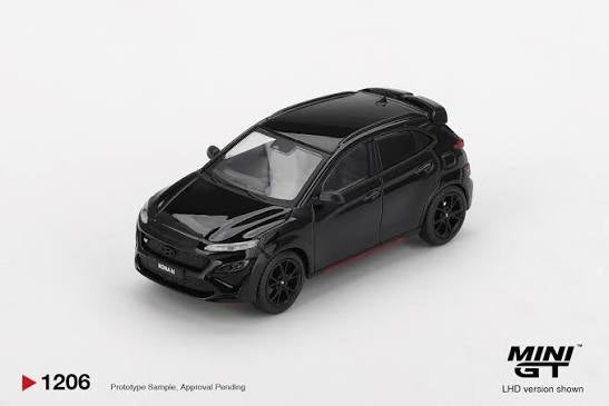 Mini GT 1:64 2022 Hyundai Kona N Phantom Black #1206