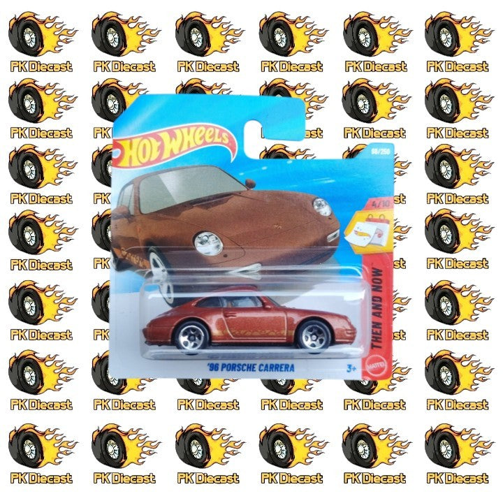 Hot Wheels 1:64 Mainline '96 Porsche Carrera Then and Now 98/250 Short Card