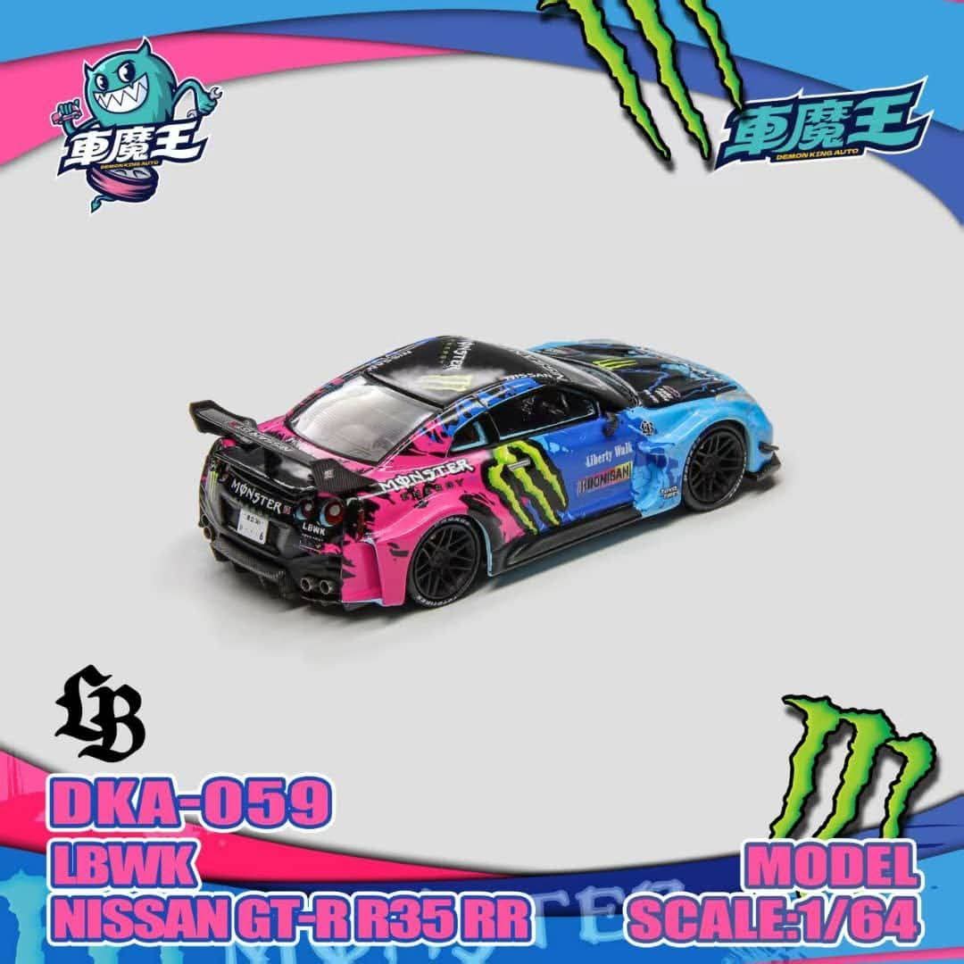 Demon King Auto 1:64 LBWK Nissan GT-R R35 RR Monster Livery