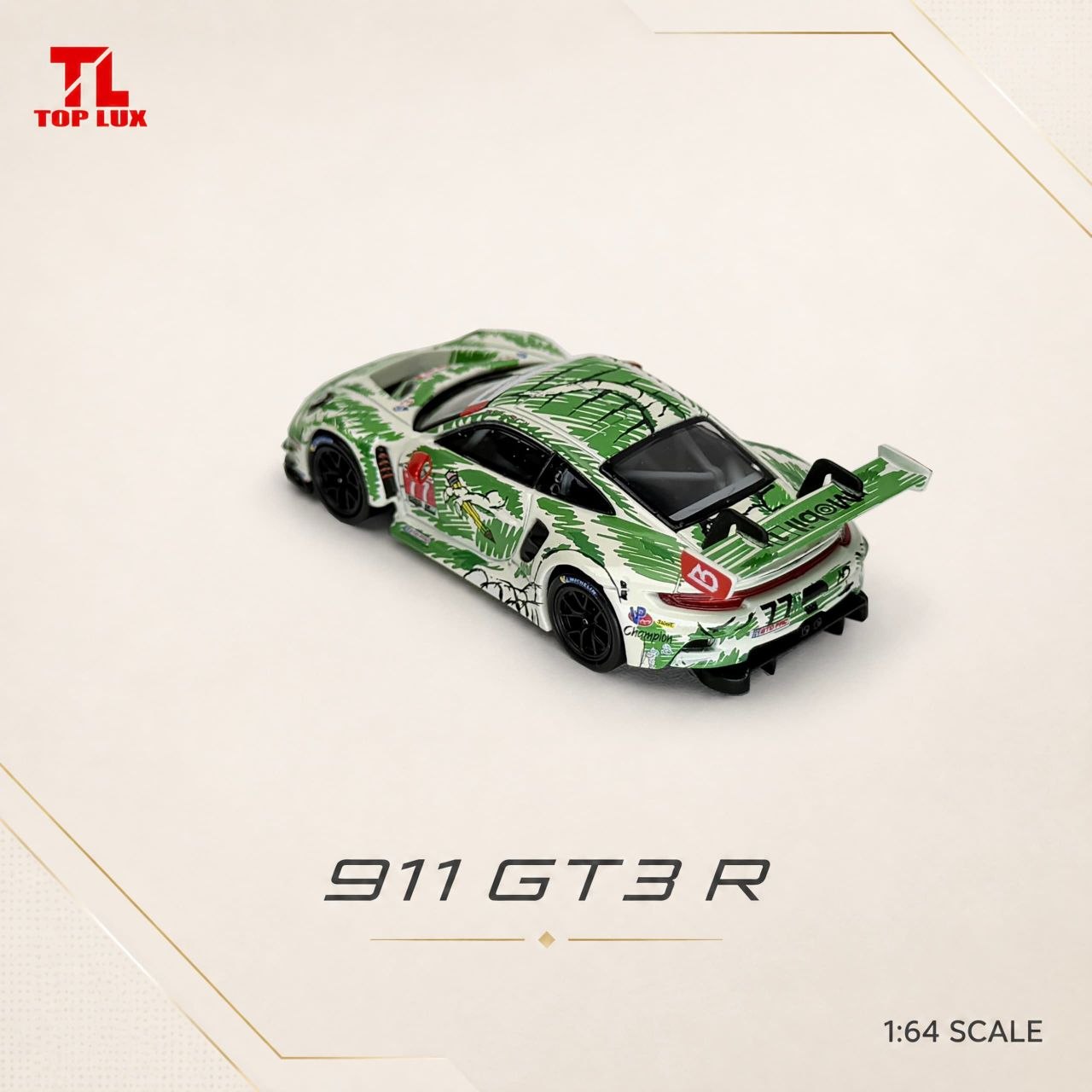 Top Lux 1:64 Diecast 911 GT3 R