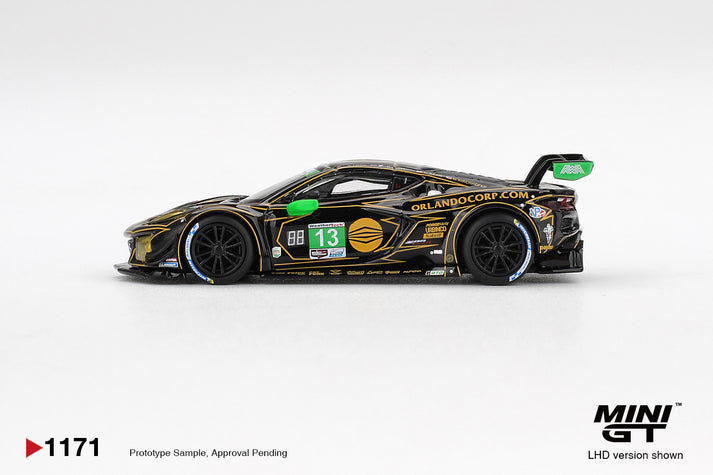 Mini GT 1:64 Chevrolet Corvette Z06 GT3.R #13 AWA 2025 IMSA Daytona 24 Hrs #1171