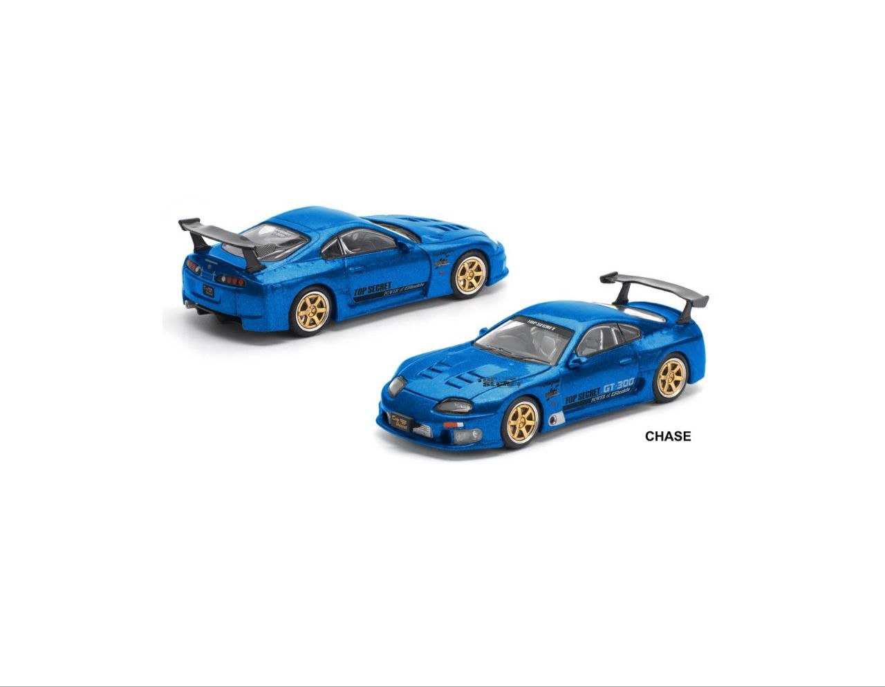 Pop Race 1:64 Top Secret Supra GT500 (A80) Blue *Enigma Exclusive*