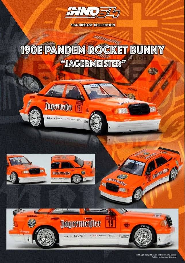 Inno64 PANDEM ROCKET BUNNY 190E JAGERMEISTER